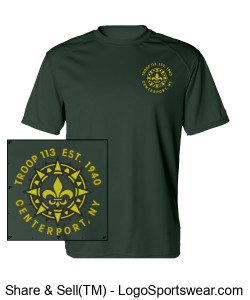 Scout Class B T-Shirt - Embroidered Design Zoom